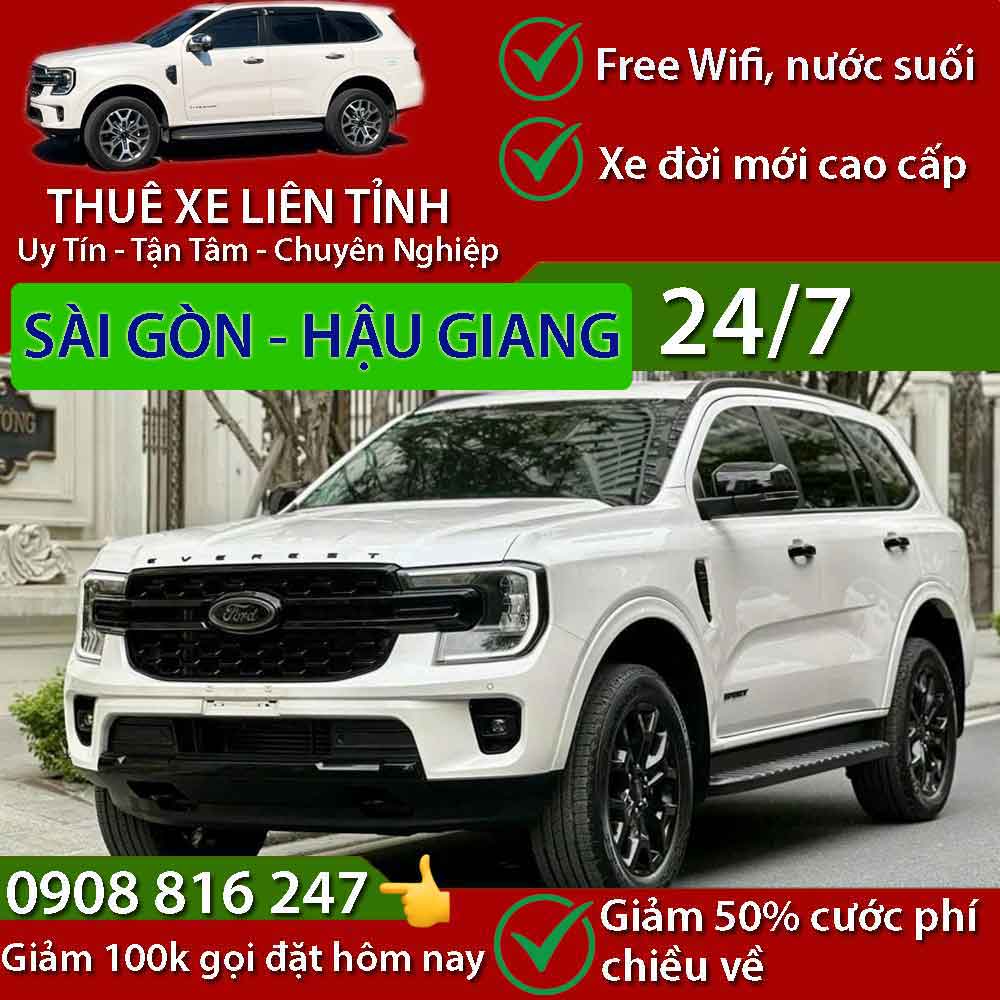Thuê xe 4 chỗ đi hậu giang có tài xế từ sài gòn Thuê xe 4 chỗ đi hậu giang có tài xế từ sài gòn