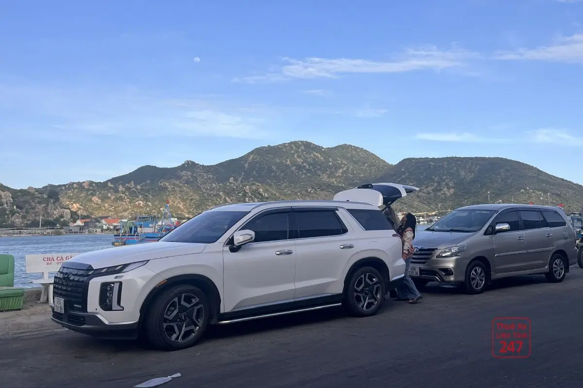 Thuê xe 7 chỗ SantaFe có tài xế đi tỉnh từ TP.HCM